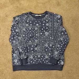 NWOT C&C California Bandana Oversized Sweatshirt